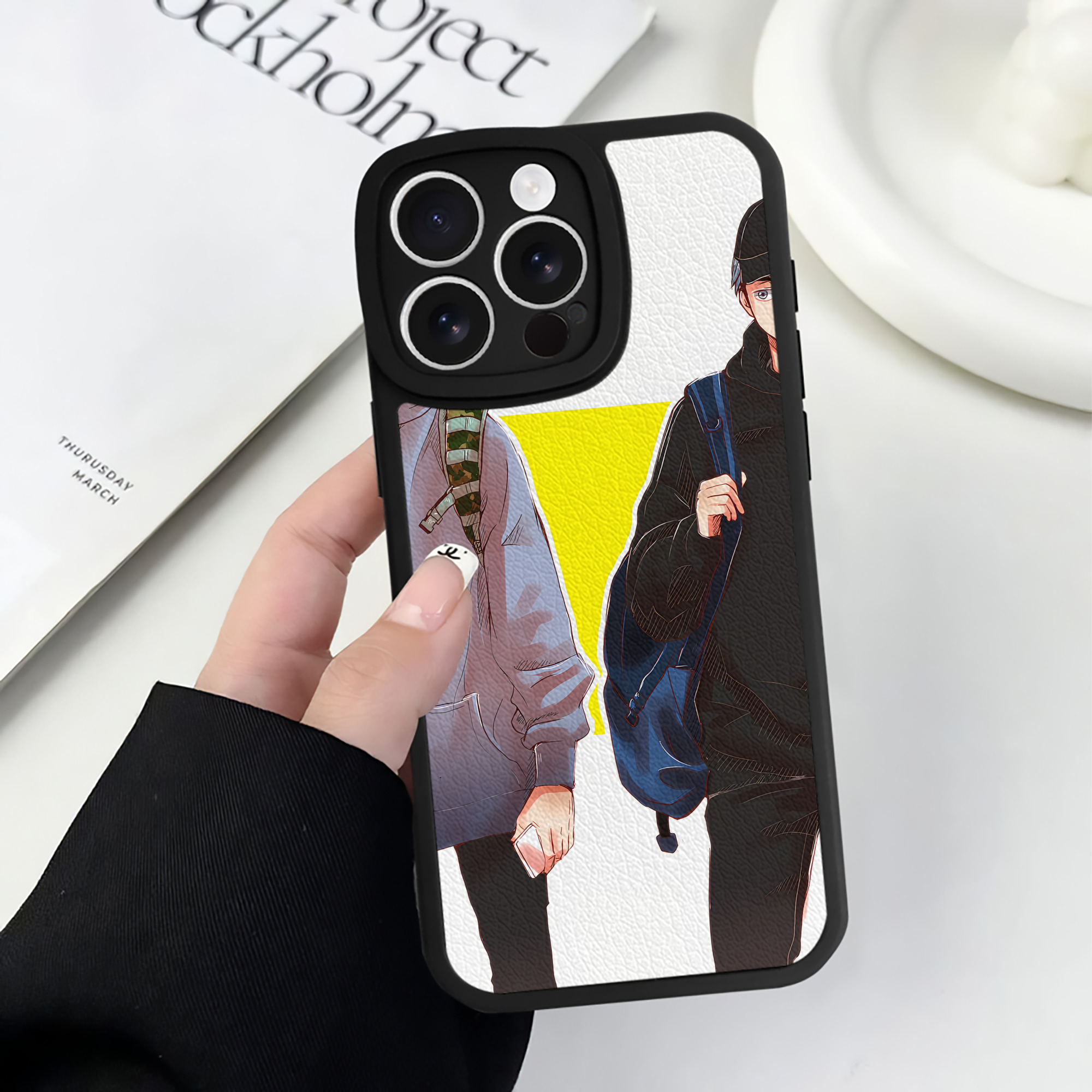 （画像用） SPY×FAMILY间谍家家酒 【iPhone 16シリーズ対応】シリコンスマホケース（レザー調） 材質：シリコン
